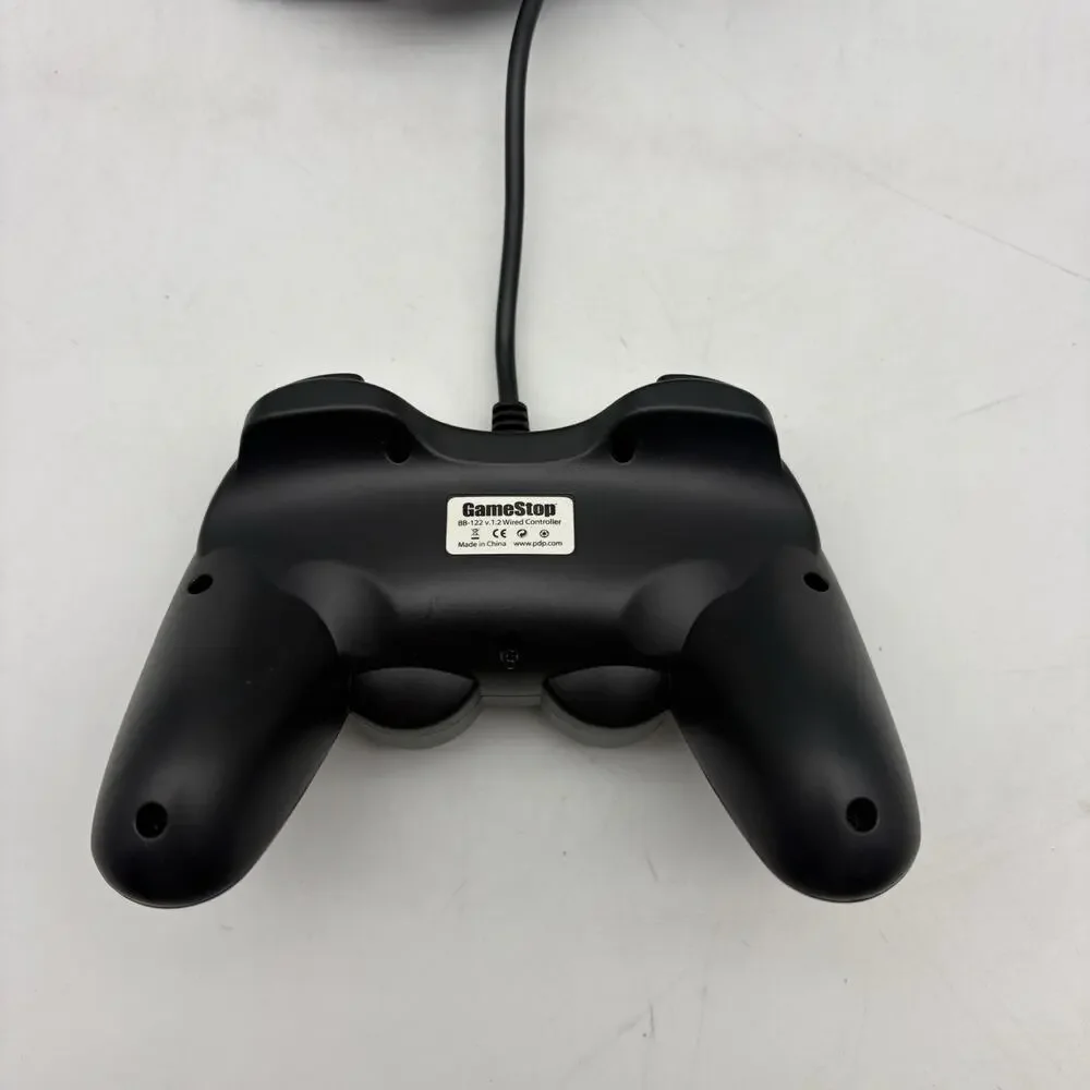 GameStop Sony PlayStation 2 Black Wired Controller BB-122 - PS2 - Tested Working